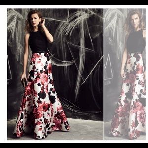Ignite Evenings - Floral Print Mermaid Dress